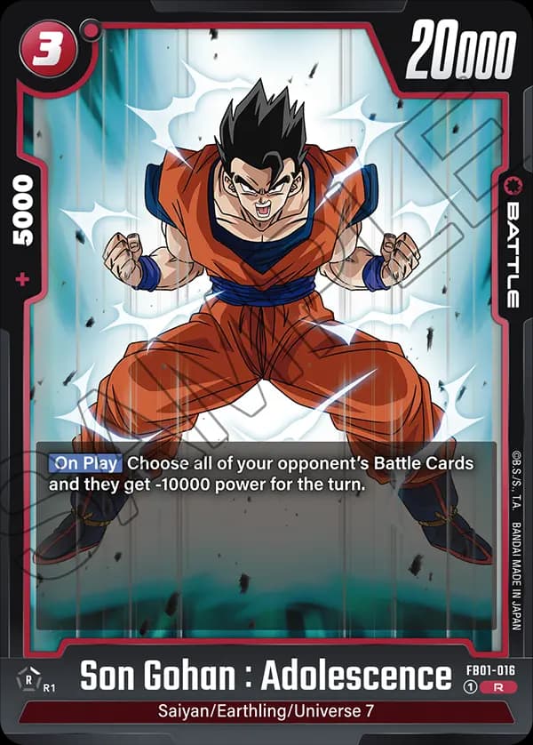 Son Gohan : Adolescence — R, FB01