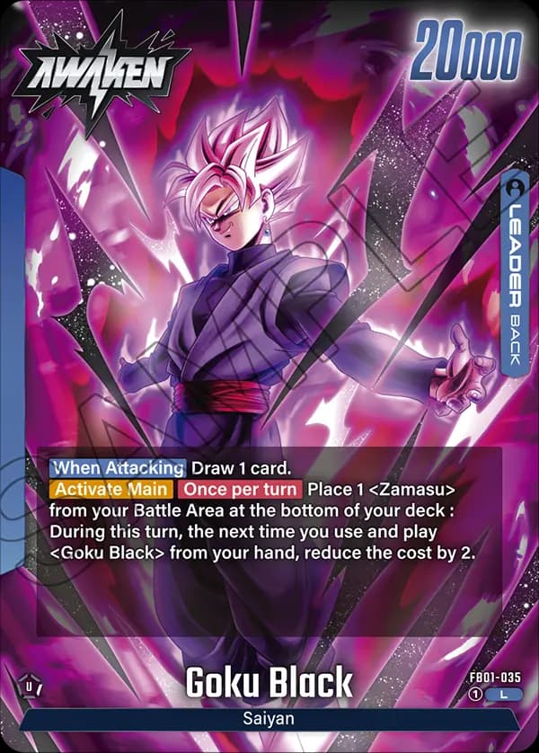 Goku Black — L, FB01 — Back