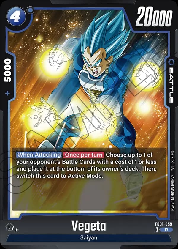 Vegeta — R, FB01