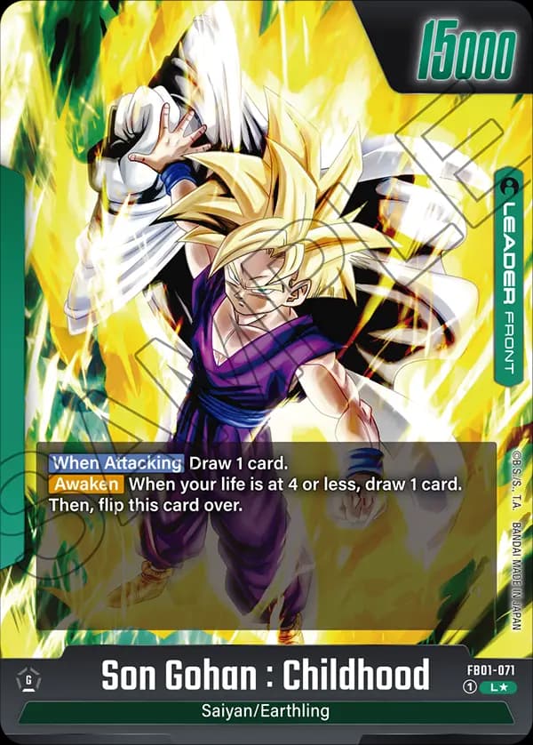 Son Gohan : Childhood — L*, FB01