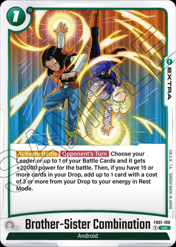 Brother-Sister Combination — UC, FB01