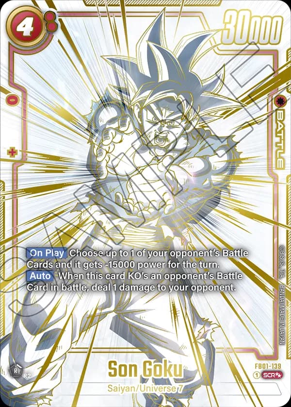 Son Goku — SCR**, FB01