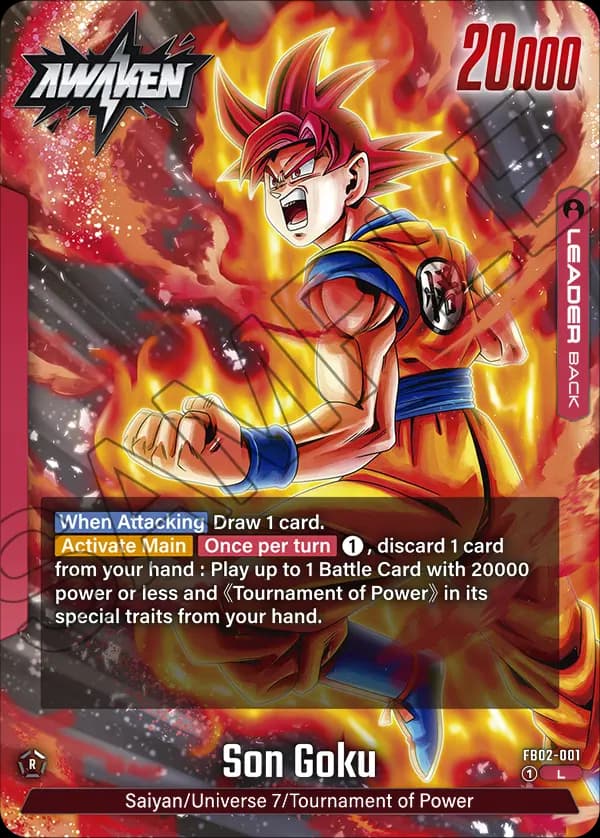 Son Goku — L, FB02 — Back