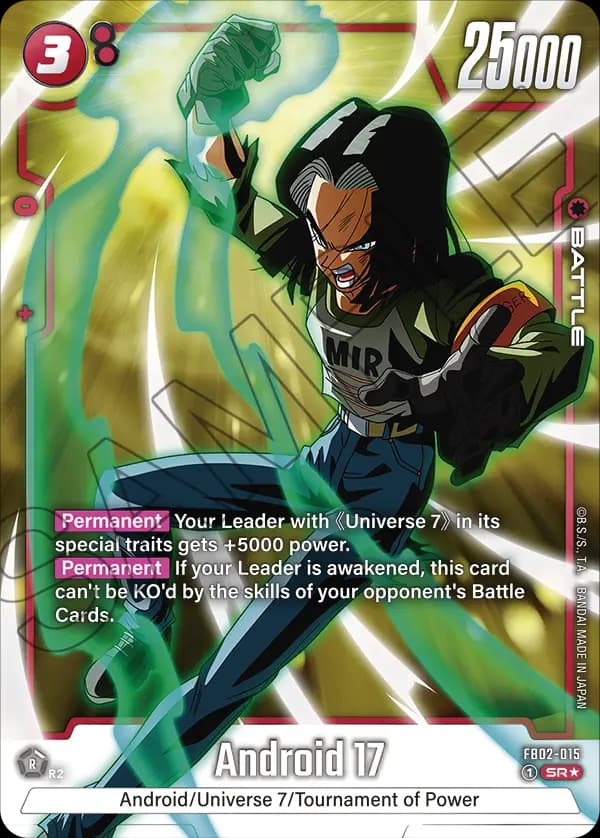 Android 17 — SR*, FB02