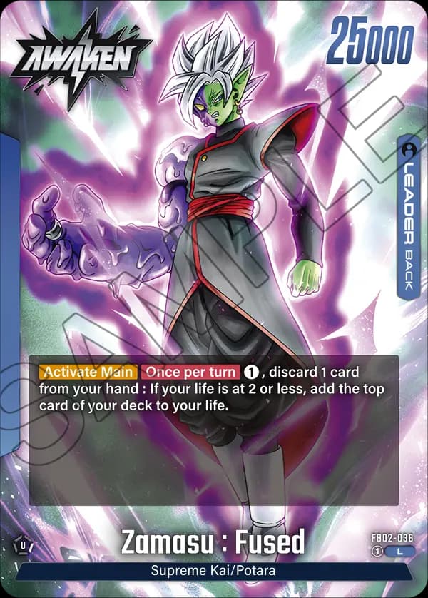 Zamasu : Fused — L, FB02 — Back