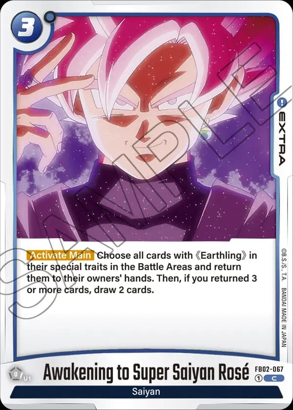 Awakening To Super Saiyan Rosé — C, FB02