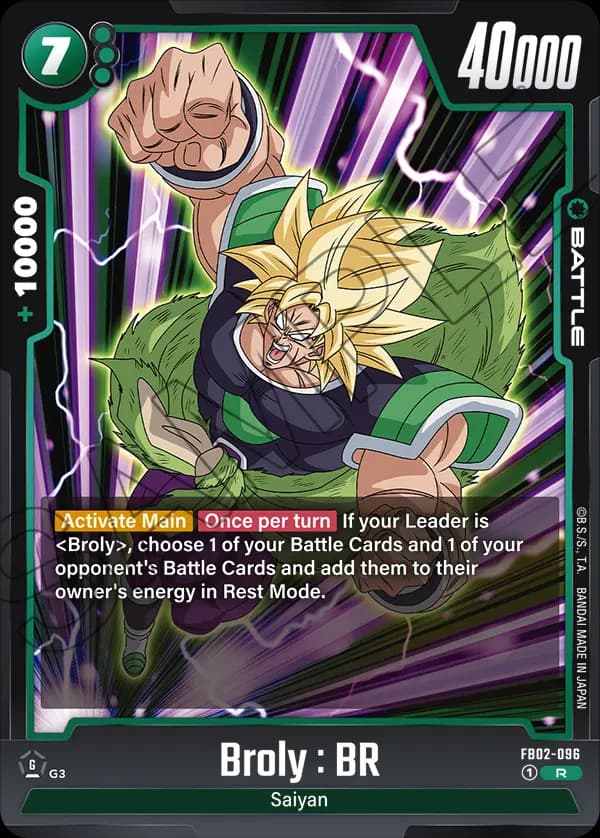 Broly : Br — R, FB02