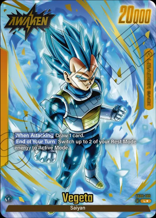 Vegeta — L*, FB02 — Back