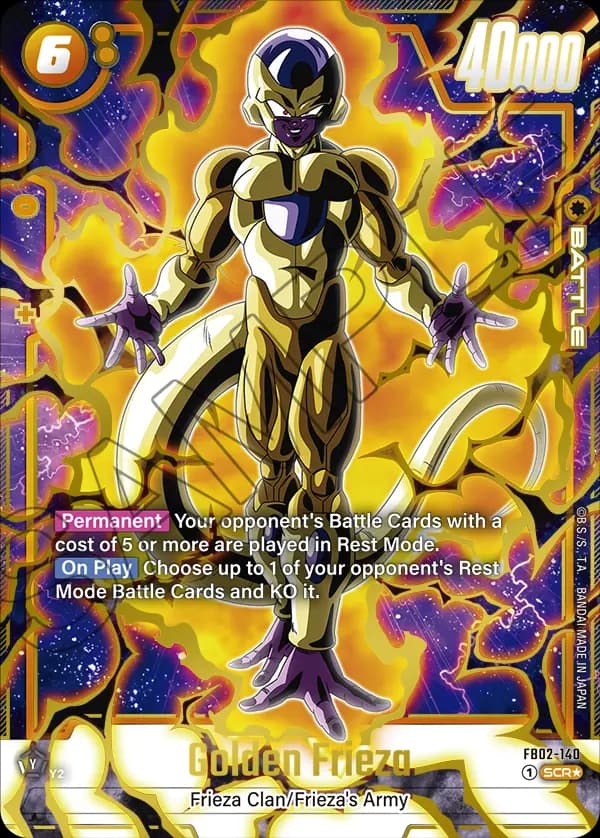 Golden Frieza — SCR*, FB02