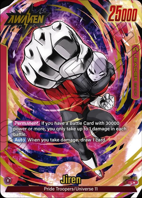 Jiren — L*, FB03 — Back