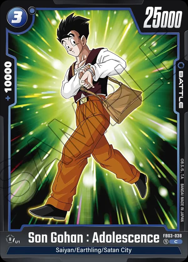 Son Gohan : Adolescence — C, FB03