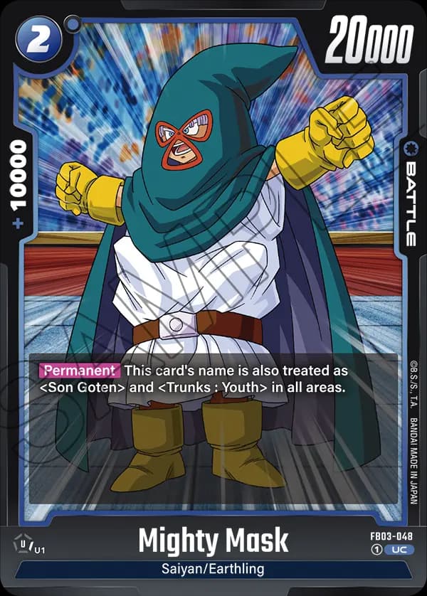 Mighty Mask — UC, FB03