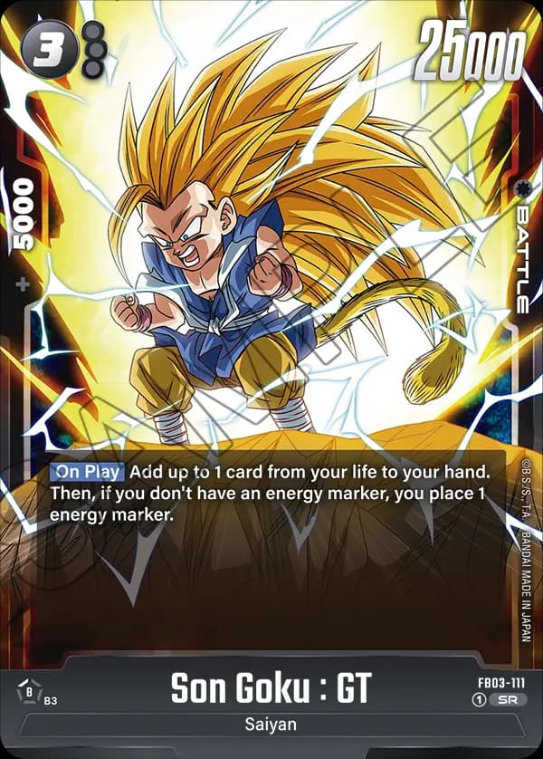 Son Goku : Gt — SR, FB03