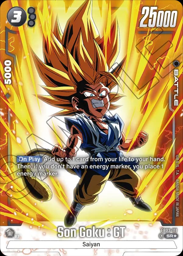 Son Goku : Gt — SR*, FB03