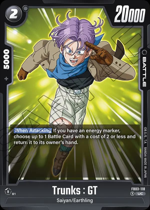 Trunks : Gt — UC, FB03