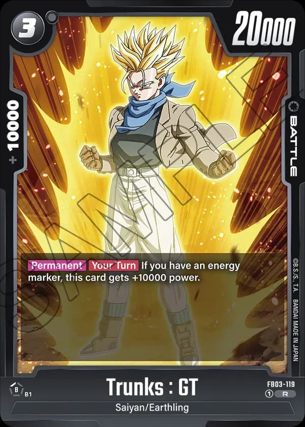 Trunks : Gt — R, FB03