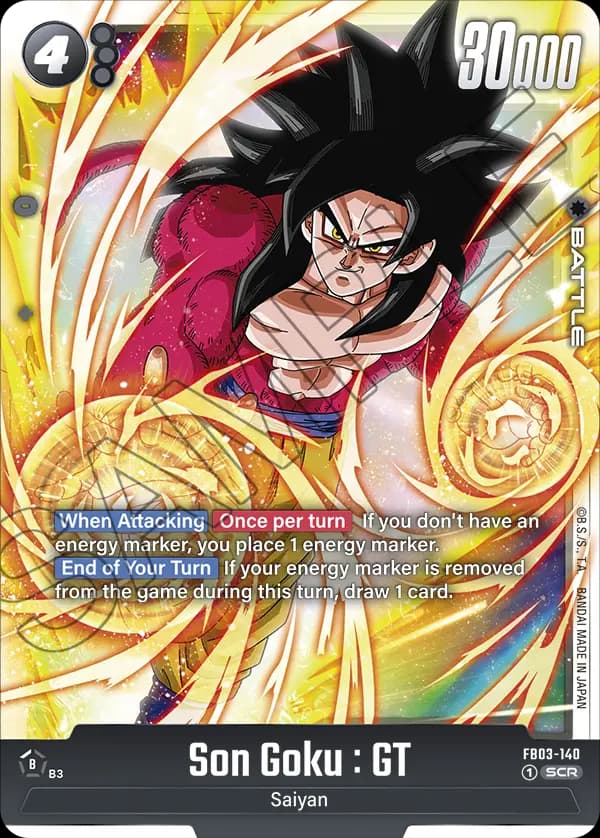 Son Goku : Gt — SCR, FB03