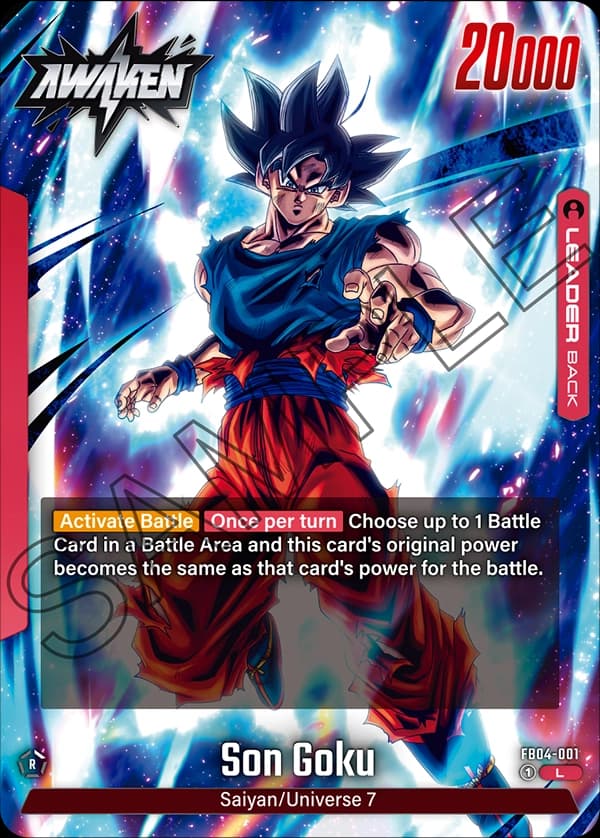 Son Goku — L, FB04 — Back