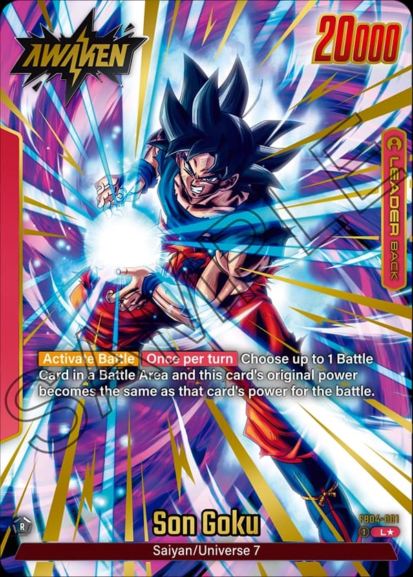 Son Goku — L*, FB04 — Back