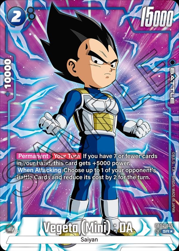 Vegeta (Mini) : Da — SR*, FB04