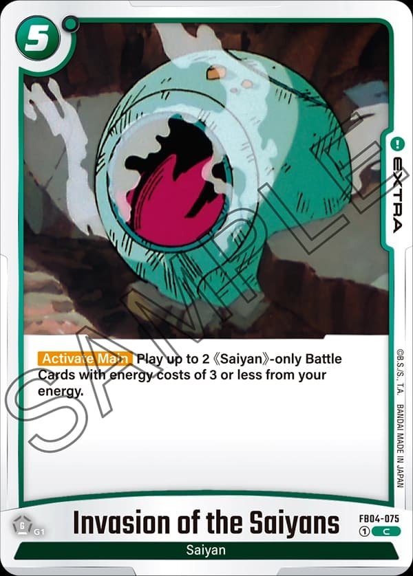 Invasion Of The Saiyans — C, FB04