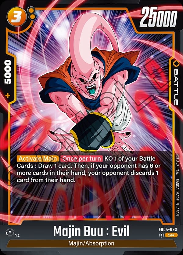 Majin Buu : Evil — SR, FB04