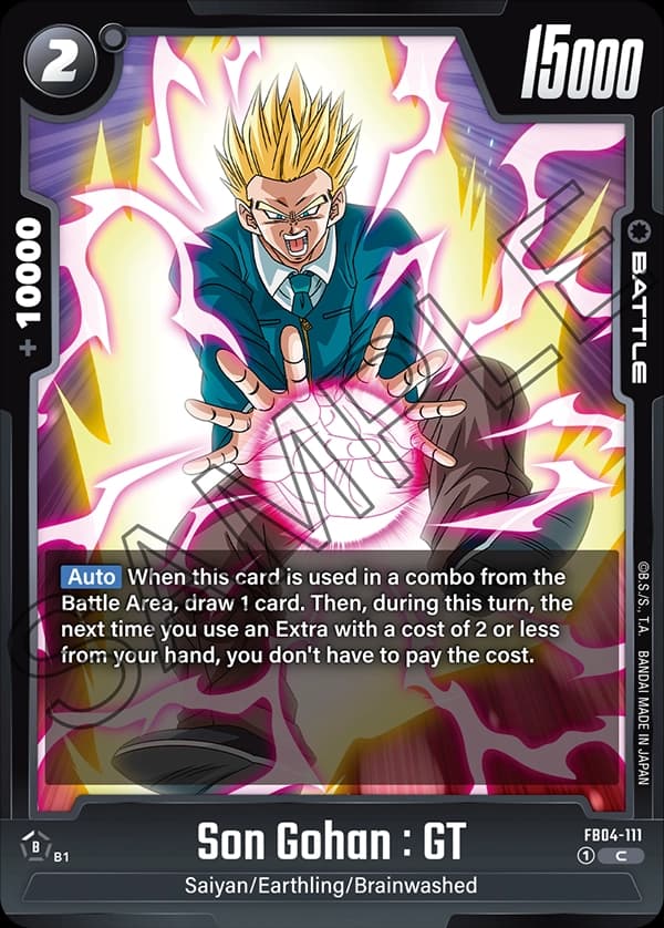 Son Gohan : Gt — C, FB04