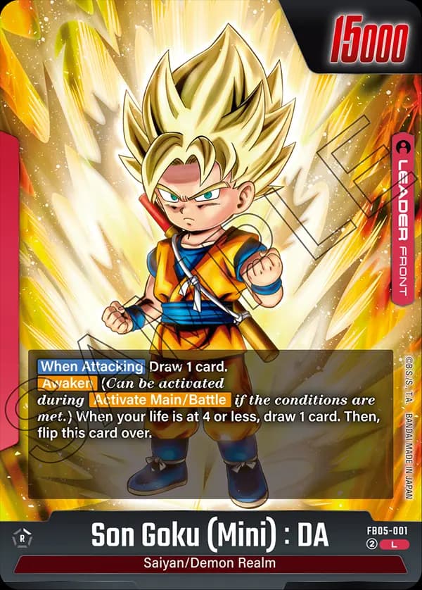 Son Goku (Mini) : Da — L, FB05