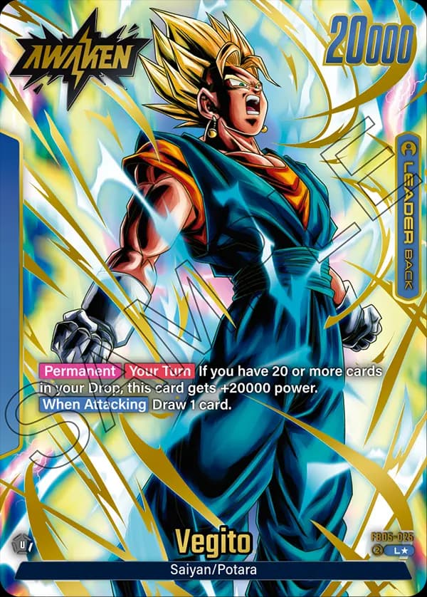 Vegito — L*, FB05 — Back