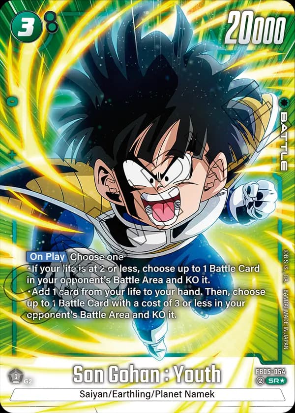 Son Gohan : Youth — SR*, FB05
