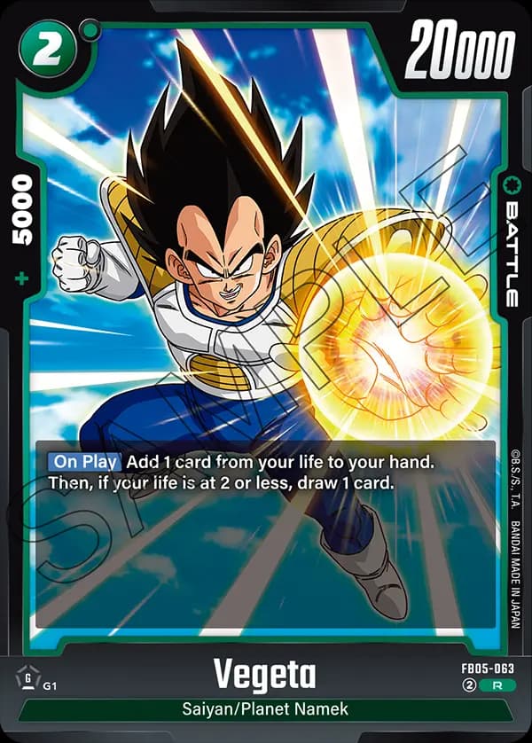 Vegeta — R, FB05