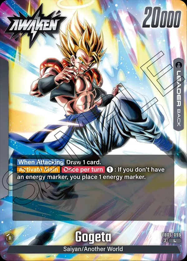 Gogeta — L, FB05 — Back