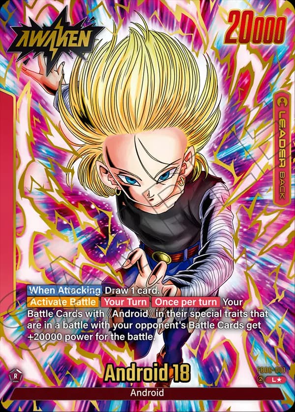 Android 18 — L*, FB06 — Back