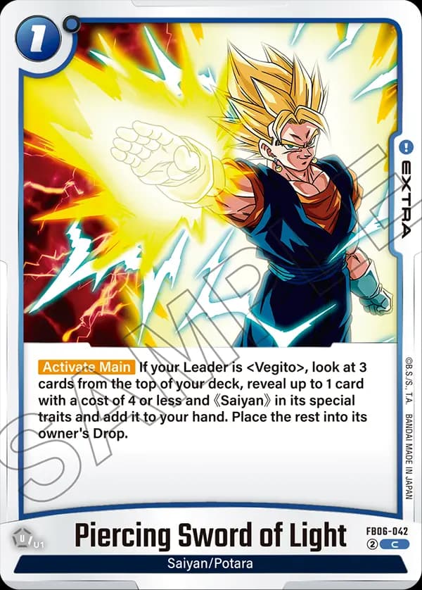 Piercing Sword Of Light — C, FB06