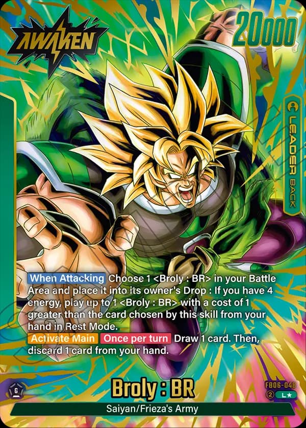 Broly : Br — L*, FB06 — Back