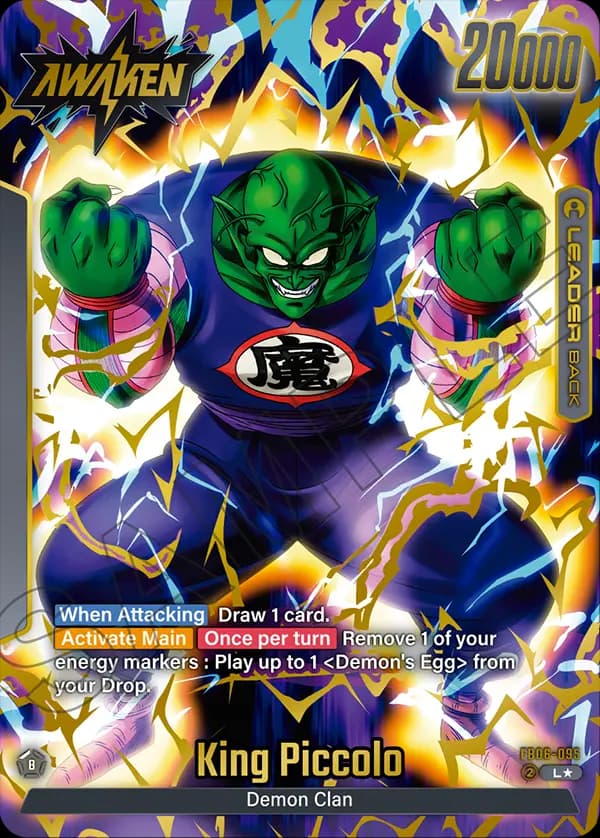 King Piccolo — L*, FB06 — Back