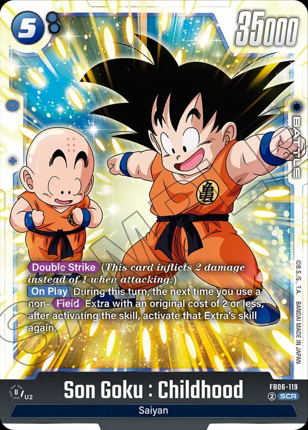 Son Goku : Childhood — SCR, FB06