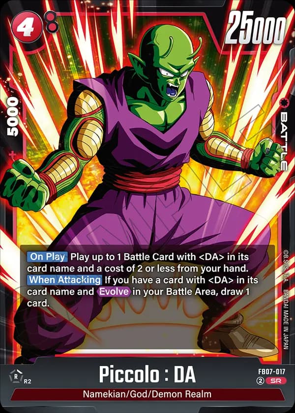 Piccolo : Da — SR, FB07