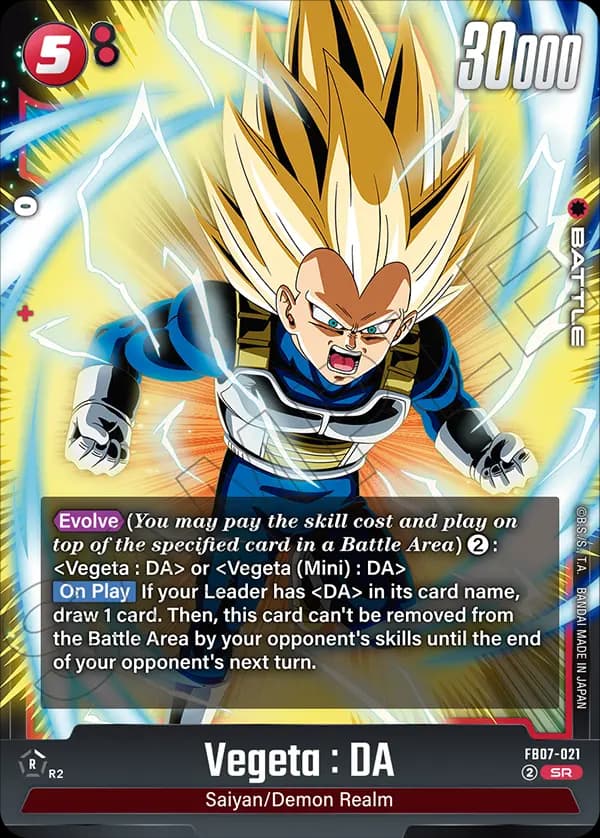 Vegeta : Da — SR, FB07