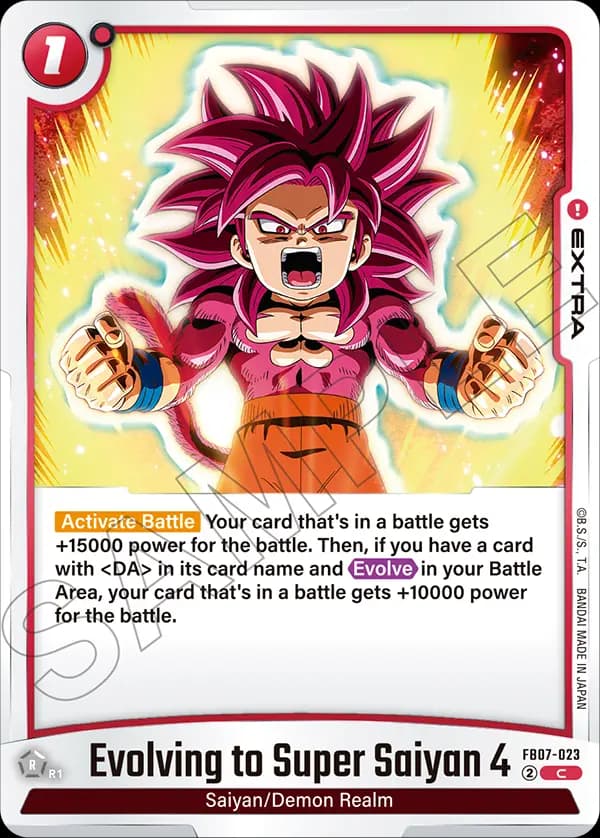 Evolving To Super Saiyan 4 — C, FB07