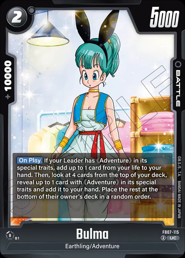 Bulma — UC, FB07