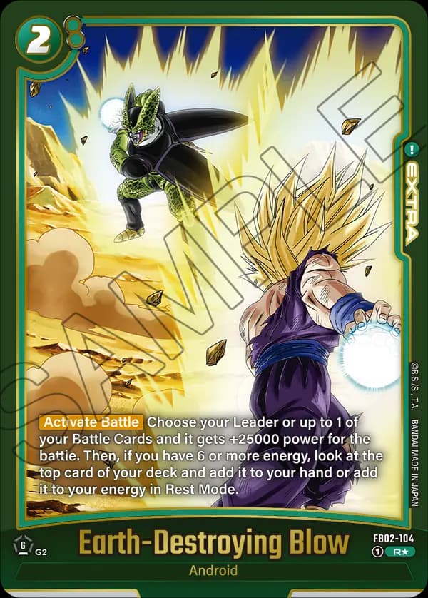 Earth-Destroying Blow — R*, FB08
