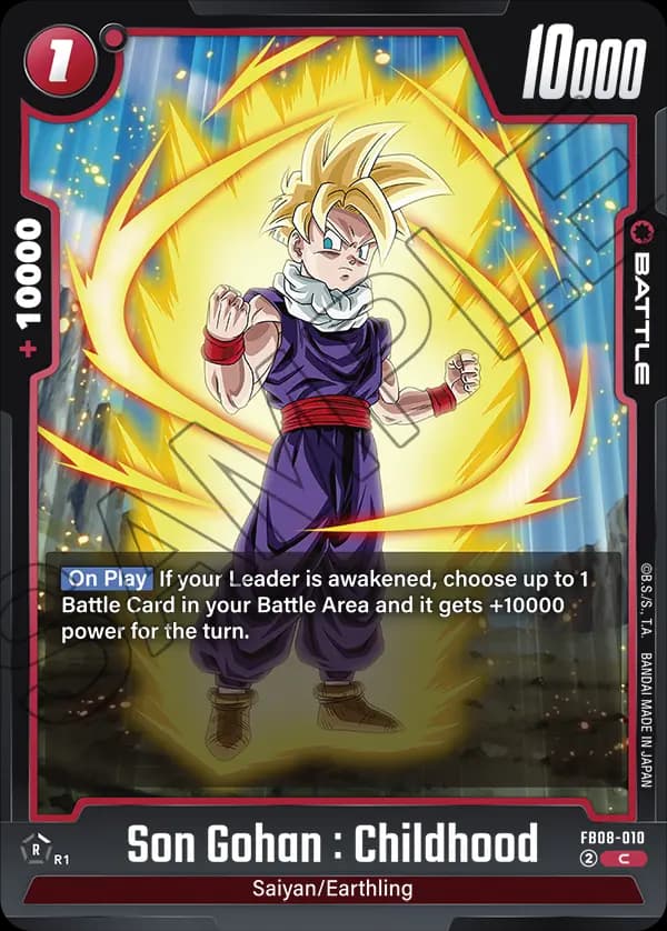 Son Gohan : Childhood — C, FB08