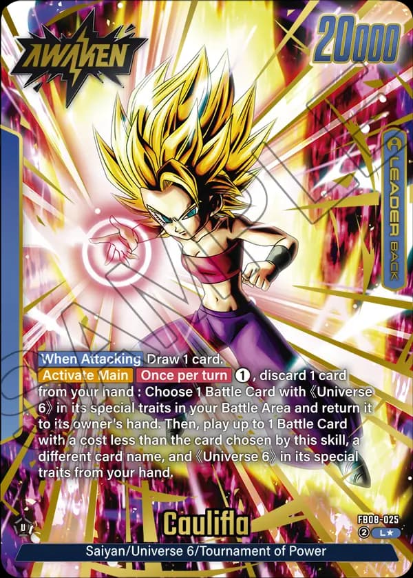 Caulifla — L*, FB08 — Back