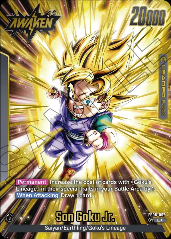 Son Goku Jr. — L*, FB08 — Back
