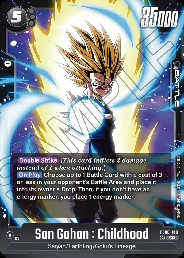 Son Gohan : Childhood — SR, FB08