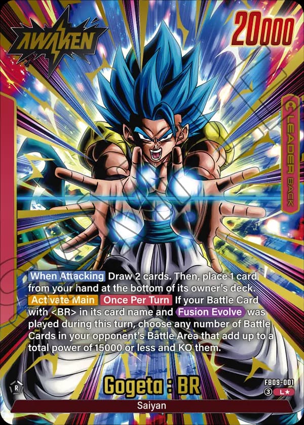 Gogeta : Br — L*, FB09 — Back