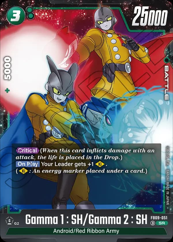 Gamma 1 : Sh/Gamma 2 : Sh — SR, FB09