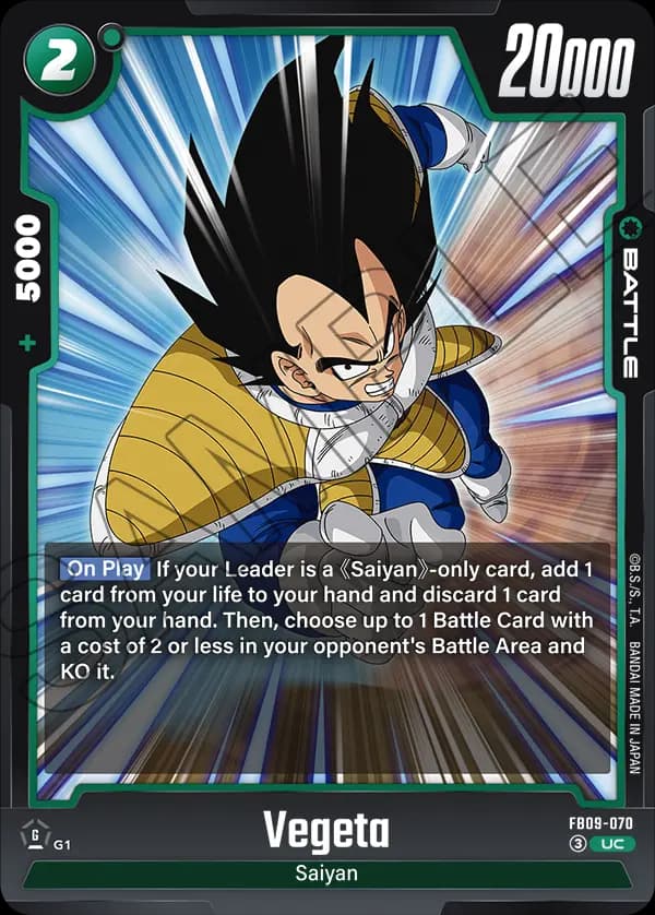 Vegeta — UC, FB09