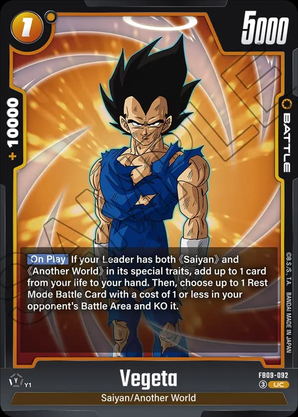 Vegeta — UC, FB09